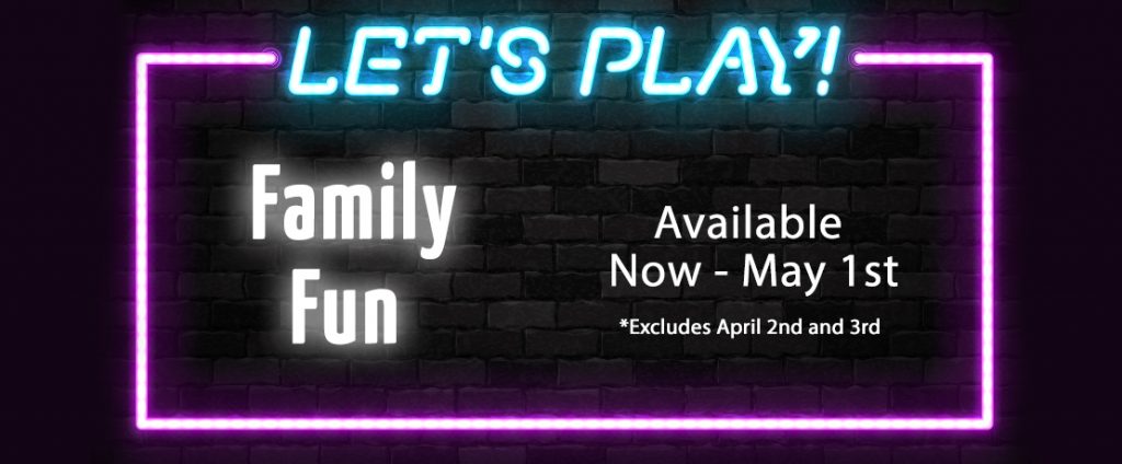 boardwalk hotel group family fun package